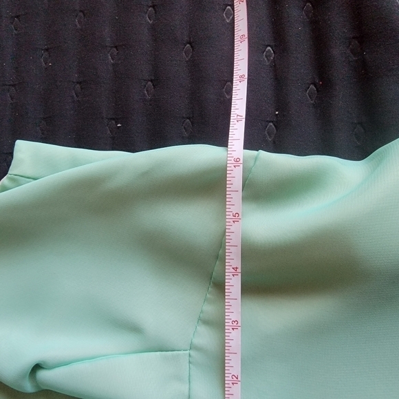 VINTAGE 70s pale green chiffon maxi dress 👗 - Picture 11 of 11